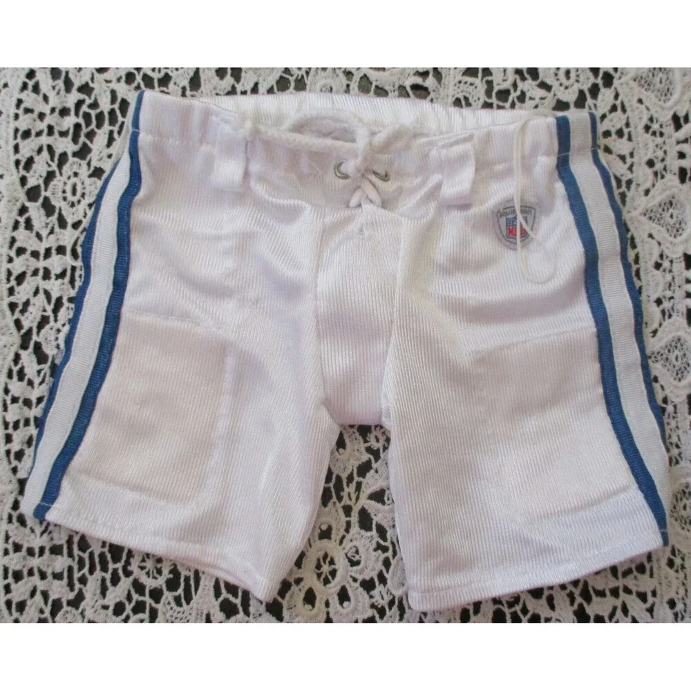 Build A Bear Workshop White & Blue Colts NFL Pants Only